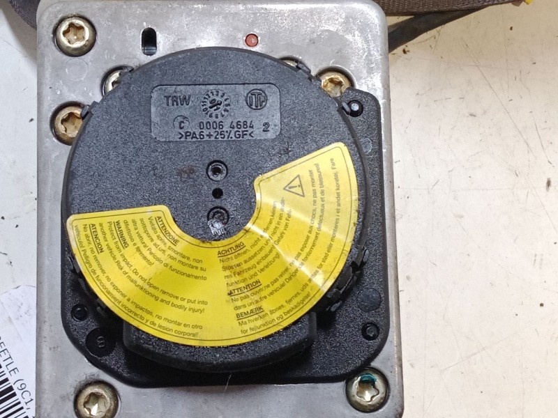 Recambio de cinturon seguridad delantero derecho para volkswagen new beetle (9c1, 1c1) 1.9 tdi referencia OEM IAM   