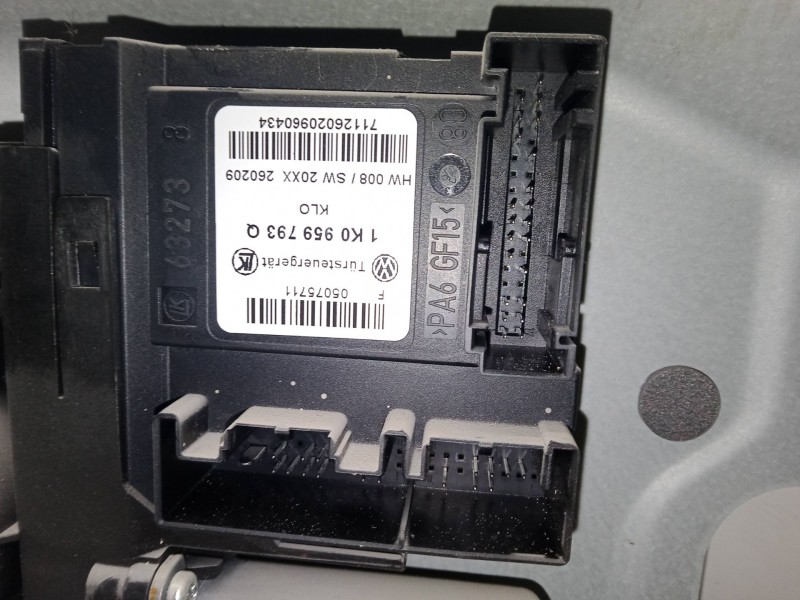 Recambio de elevalunas electrico delantero izquierdo para volkswagen caddy iii furgoneta/monovolumen (2ka, 2kh, 2ca, 2ch) 1.9 td