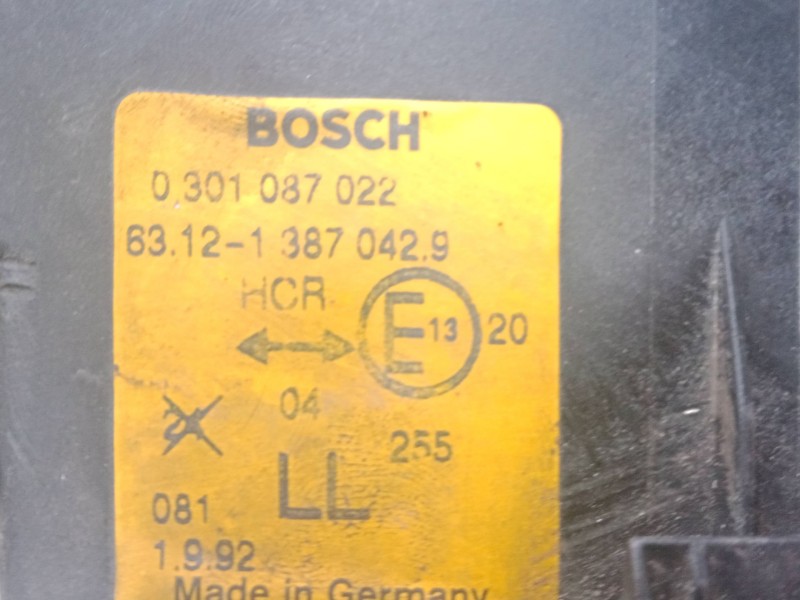 Recambio de faro derecho para bmw 3 (e36) 318 tds referencia OEM IAM   