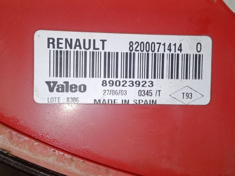 Recambio de piloto trasero derecho para renault clio ii (bb_, cb_) 1.2 16v (bb05, bb0w, bb11, bb27, bb2t, bb2u, bb2v, cb05,... r
