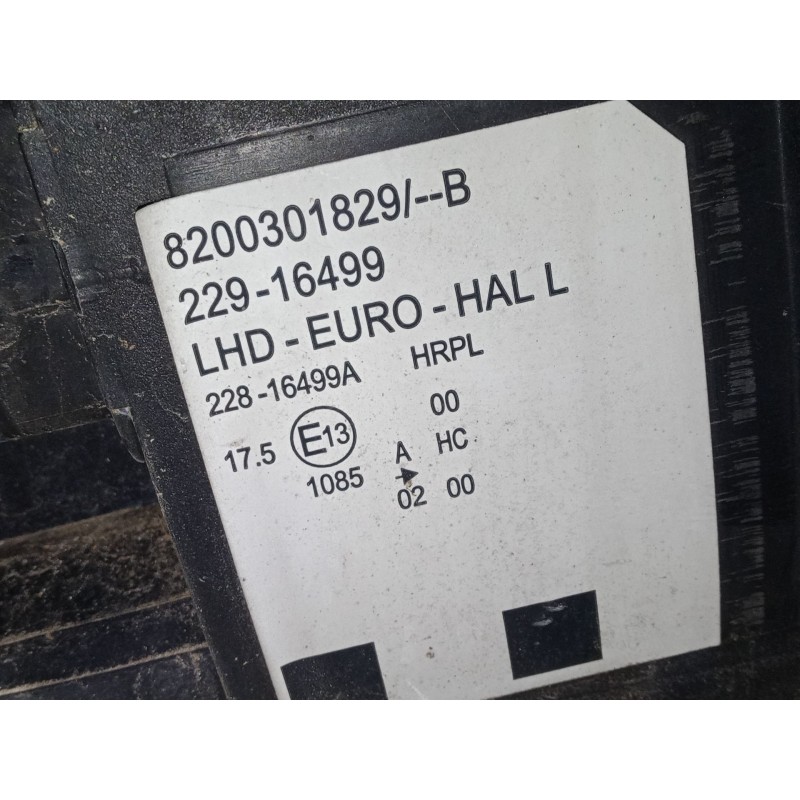 Recambio de faro izquierdo para renault modus / grand modus (f/jp0_) 1.4 (jp01, jp0j) referencia OEM IAM 7701058174  