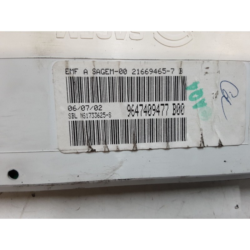 Recambio de pantalla interior reloj para citroën c3 i (fc_, fn_) 1.4 i referencia OEM IAM   