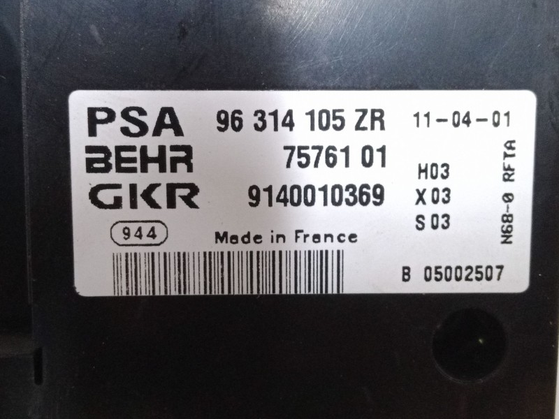 Recambio de mando climatizador para citroën xsara picasso (n68) 1.6 referencia OEM IAM 96314105ZR  