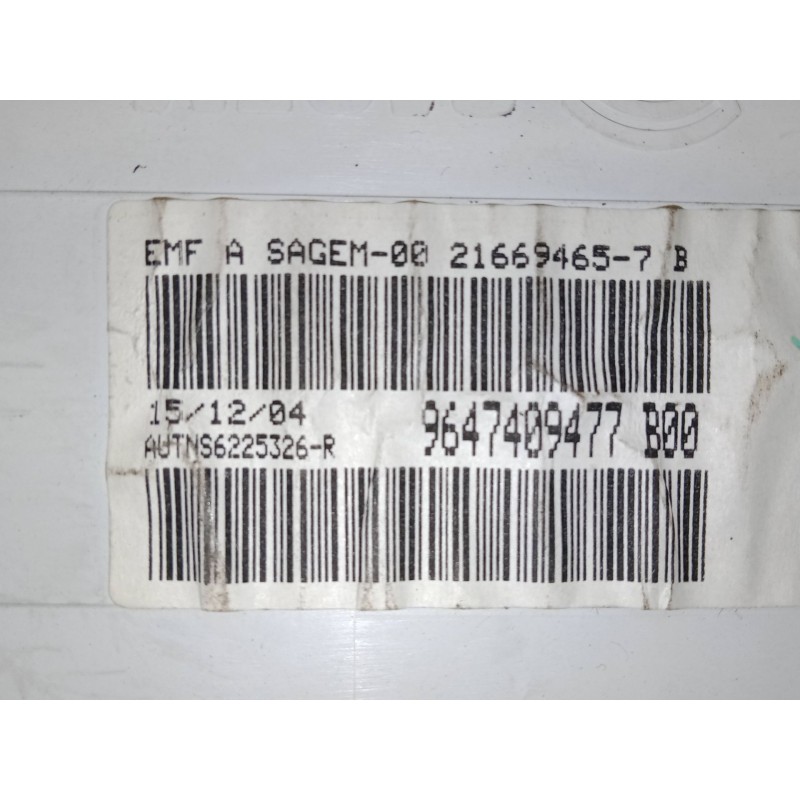 Recambio de pantalla interior reloj para citroën c2 (jm_) 1.4 referencia OEM IAM   