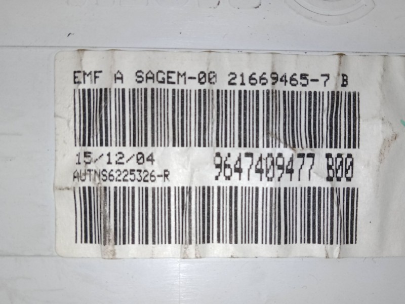 Recambio de pantalla interior reloj para citroën c2 (jm_) 1.4 referencia OEM IAM   