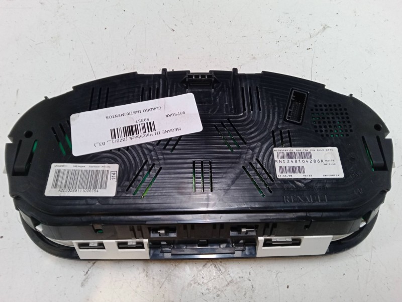 Recambio de cuadro instrumentos para renault megane iii hatchback (bz0/1_, b3_) 1.5 dci referencia OEM IAM   