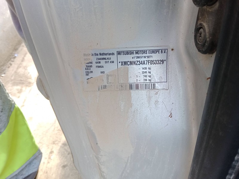 mitsubishi colt vi (z3_a, z2_a) del año 2007