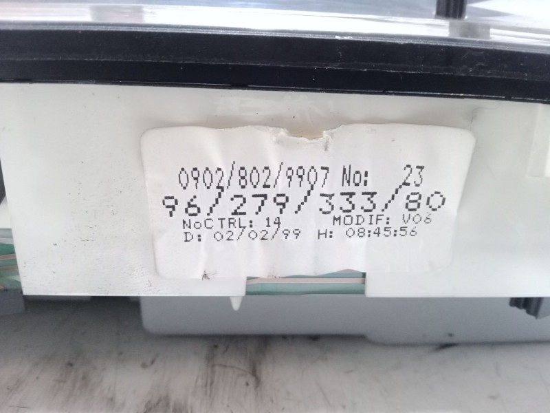 Recambio de cuadro instrumentos para citroën saxo (s0, s1) 1.1 x, sx referencia OEM IAM   