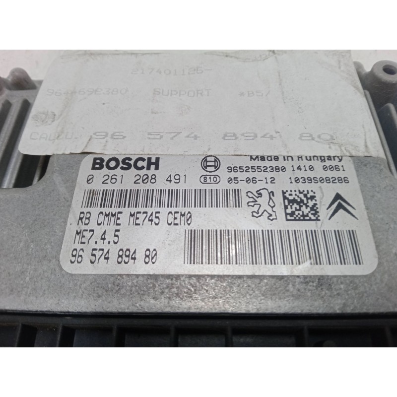 Recambio de centralita motor uce para citroën c4 coupé (la_) 1.6 16v referencia OEM IAM   