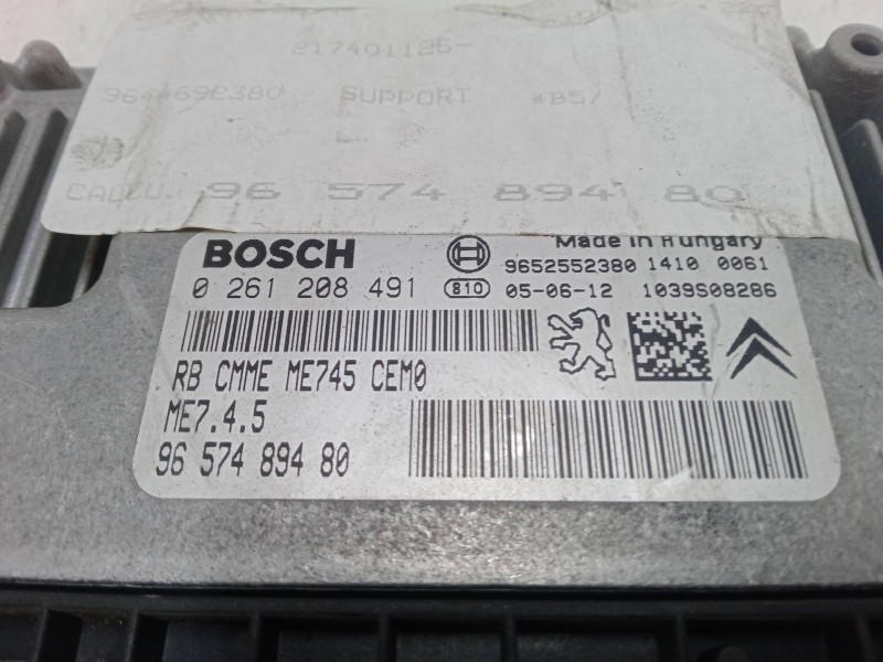 Recambio de centralita motor uce para citroën c4 coupé (la_) 1.6 16v referencia OEM IAM   