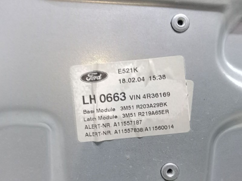 Recambio de elevalunas electrico delantero izquierdo para ford focus c-max (dm2) 1.6 tdci referencia OEM IAM    Recambio de elevalunas electrico delantero izquierdo para ford focus c-max (dm2) 1.6 tdci referencia OEM IAM