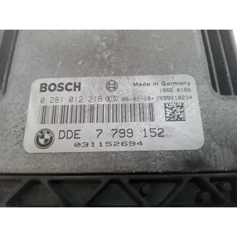 Recambio de centralita motor uce para mini mini (r50, r53) one d referencia OEM IAM DDE7799152 1039S10234 0281012216