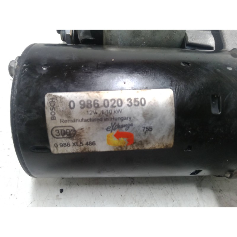Recambio de motor arranque para mercedes-benz clase c coupé (cl203) c 180 kompressor (203.746) referencia OEM IAM 09860020350  
