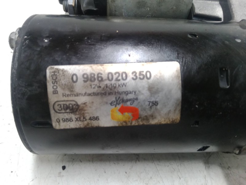Recambio de motor arranque para mercedes-benz clase c coupé (cl203) c 180 kompressor (203.746) referencia OEM IAM 09860020350  