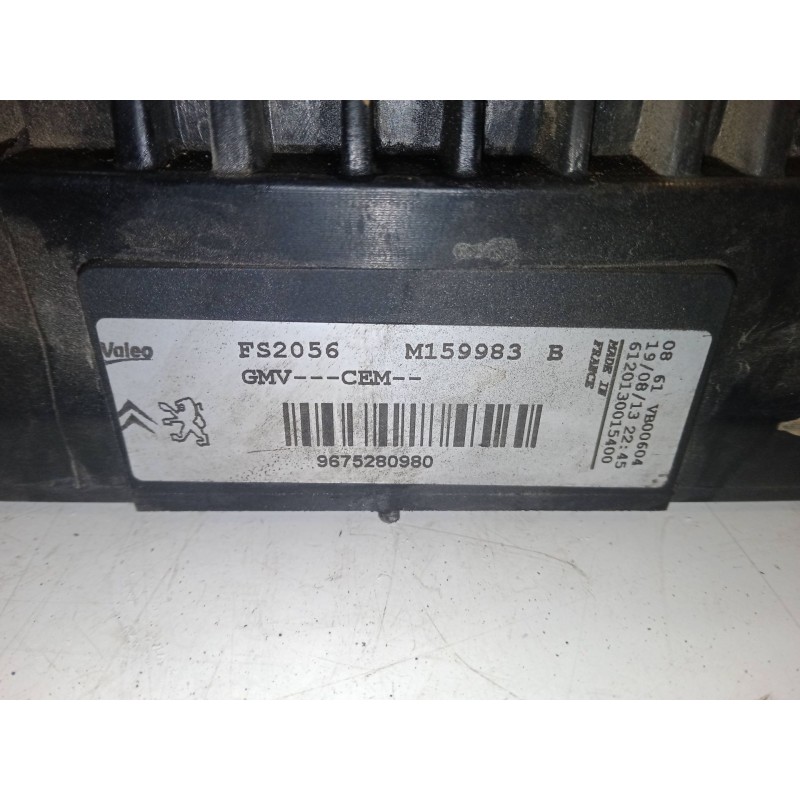 Recambio de electroventilador para peugeot 208 i (ca_, cc_) 1.2 vti 82 referencia OEM IAM 9675280980  M159983B