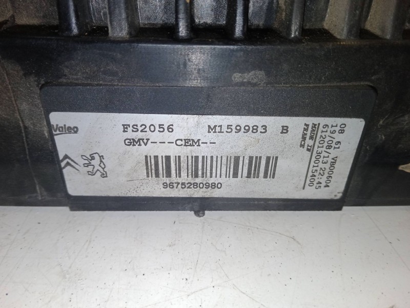 Recambio de electroventilador para peugeot 208 i (ca_, cc_) 1.2 vti 82 referencia OEM IAM 9675280980  M159983B