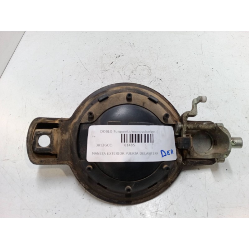 Recambio de maneta exterior puerta delantera derecha para fiat doblo furgoneta/monovolumen (223_) 1.9 jtd referencia OEM IAM   