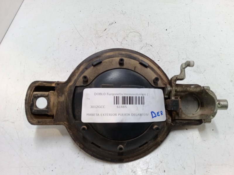 Recambio de maneta exterior puerta delantera derecha para fiat doblo furgoneta/monovolumen (223_) 1.9 jtd referencia OEM IAM   