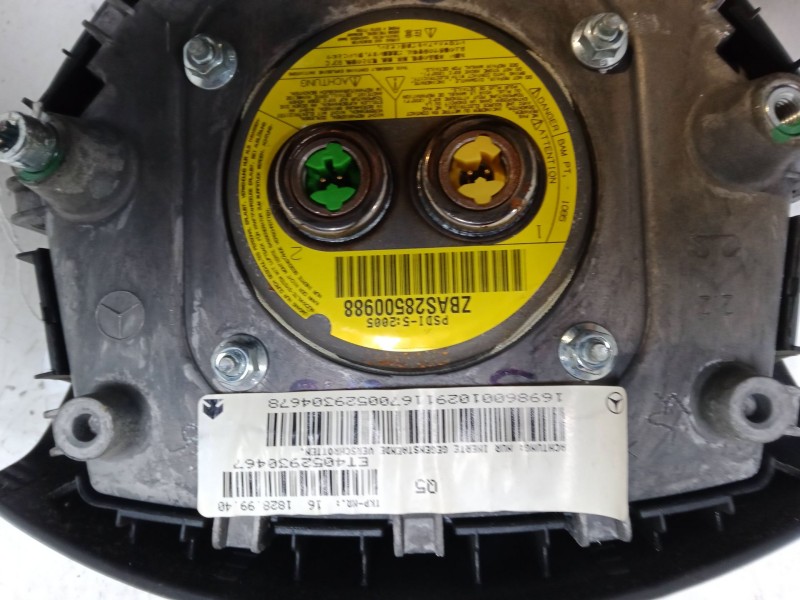 Recambio de airbag volante para mercedes-benz clase a (w169) a 200 cdi (169.308, 169.008) referencia OEM IAM 169860010291  