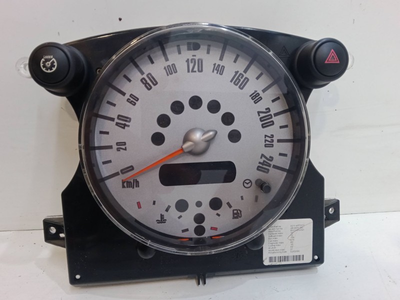 Recambio de cuadro instrumentos para mini mini (r50, r53) one d referencia OEM IAM 62116972077  