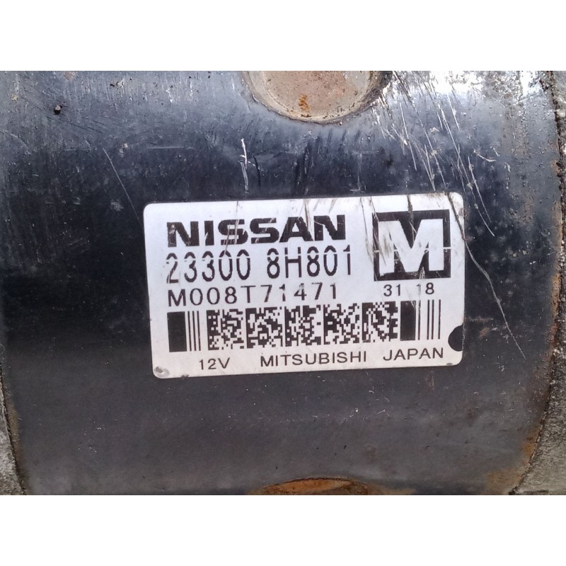 Recambio de motor arranque para nissan almera tino (v10) 2.2 dci referencia OEM IAM 233008H801  