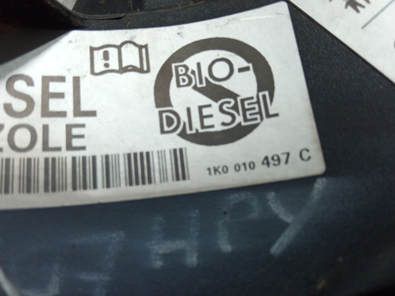 Recambio de tapa exterior combustible para volkswagen golf vii (5g1, bq1, be1, be2) 1.6 tdi referencia OEM IAM 1K0010497C  