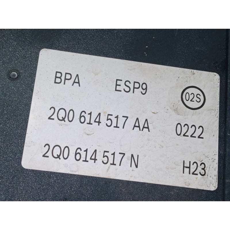 Recambio de abs para volkswagen polo vi (aw1, bz1, ae1) 1.0 tsi referencia OEM IAM 2Q0614517AA  