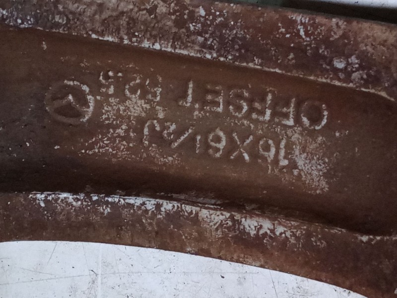 Recambio de llanta aluminio 16´´ para mazda 5 (cr) 2.0 cd (cr19) referencia OEM IAM 16X61/2J  