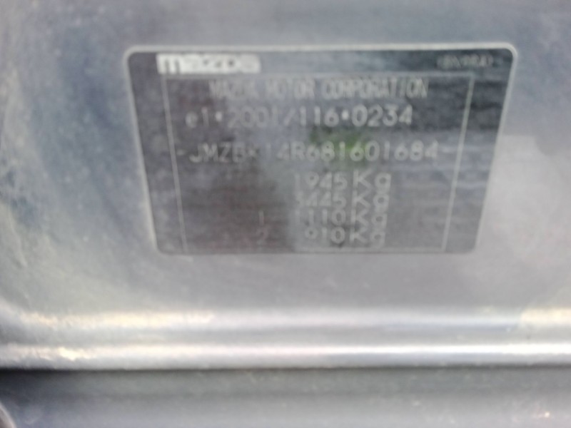 mazda 3 (bk) del año 2008 mazda 3 (bk) del año 2008