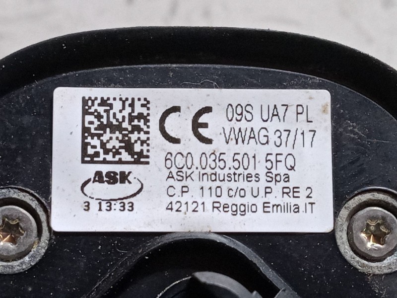 Recambio de base de antena para volkswagen polo vi (aw1, bz1, ae1) 1.0 tsi referencia OEM IAM 6C00355015FQ  