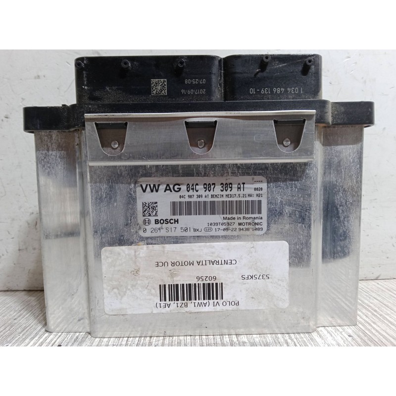Recambio de centralita motor uce para volkswagen polo vi (aw1, bz1, ae1) 1.0 tsi referencia OEM IAM 04C907309AT  