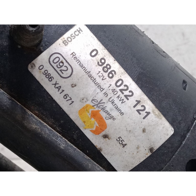 Recambio de motor arranque para ford fiesta v (jh_, jd_) 1.4 tdci referencia OEM IAM 0986022121   Recambio de motor arranque para ford fiesta v (jh_, jd_) 1.4 tdci referencia OEM IAM 0986022121