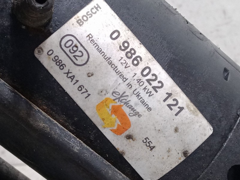 Recambio de motor arranque para ford fiesta v (jh_, jd_) 1.4 tdci referencia OEM IAM 0986022121   Recambio de motor arranque para ford fiesta v (jh_, jd_) 1.4 tdci referencia OEM IAM 0986022121