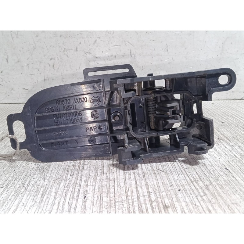 Recambio de maneta interior puerta delantera derecha para nissan micra iii (k12) 1.2 16v referencia OEM IAM   
