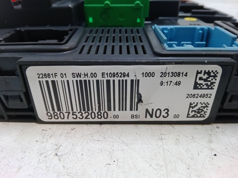 Recambio de bsi para peugeot 208 i (ca_, cc_) 1.2 vti 82 referencia OEM IAM 9807532080  