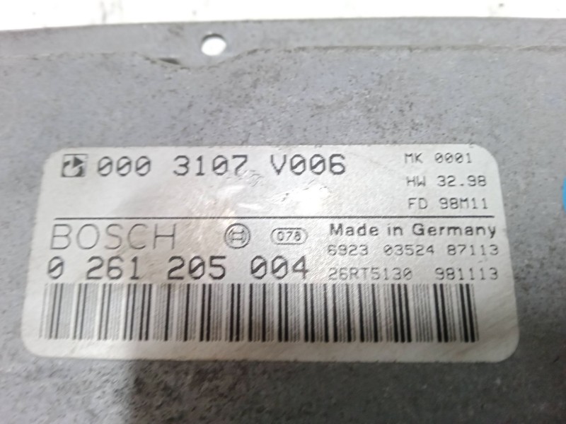 Recambio de centralita motor uce para micro compact car smart referencia OEM IAM 0261205004  