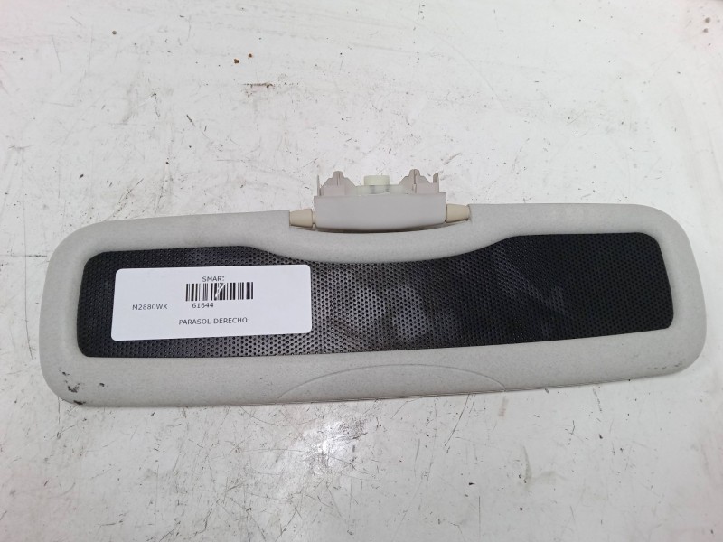 Recambio de parasol derecho para micro compact car smart referencia OEM IAM   