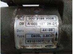 Recambio de motor arranque para micro compact car smart referencia OEM IAM 0003188V006  
