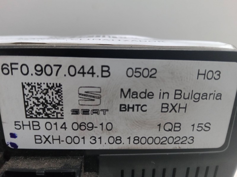 Recambio de mando climatizador para seat ibiza v (kj1, kjg) 1.6 tdi referencia OEM IAM 5HB01406910  6F0907044B
