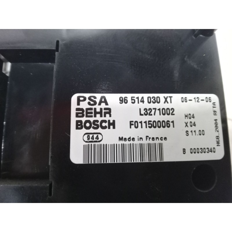 Recambio de mando climatizador para citroën xsara picasso (n68) 1.6 hdi referencia OEM IAM 96514030XT   Recambio de mando climatizador para citroën xsara picasso (n68) 1.6 hdi referencia OEM IAM 96514030XT