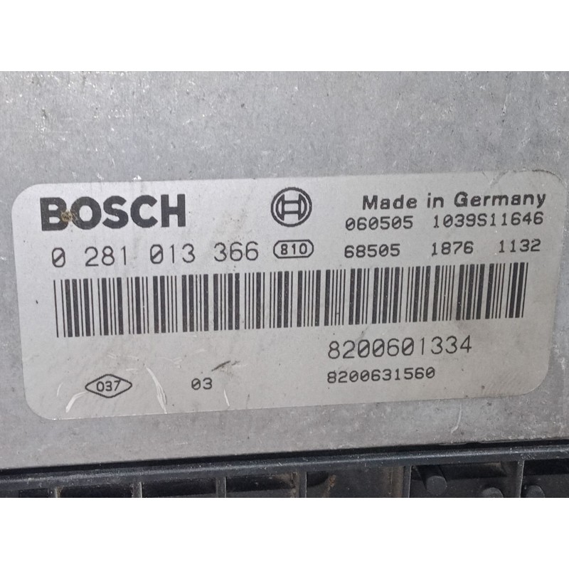 Recambio de centralita motor uce para renault megane ii station wagon (km0/1_) 1.9 dci referencia OEM IAM 0281013366  