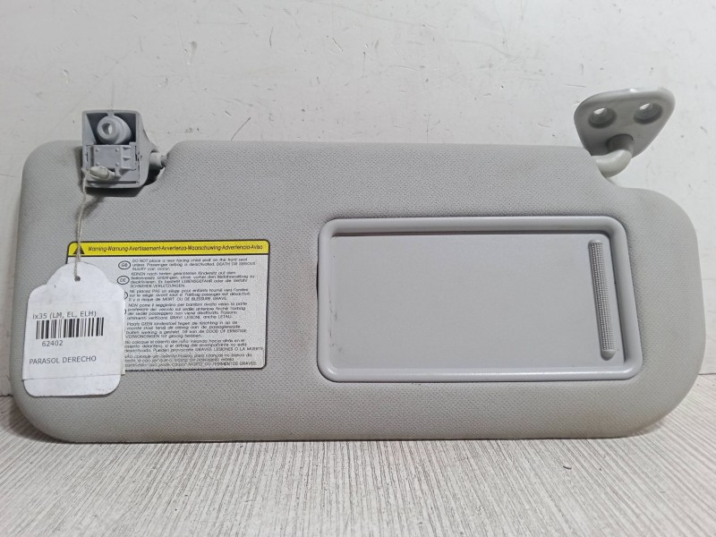Recambio de parasol derecho para hyundai ix35 (lm, el, elh) 1.7 crdi referencia OEM IAM   