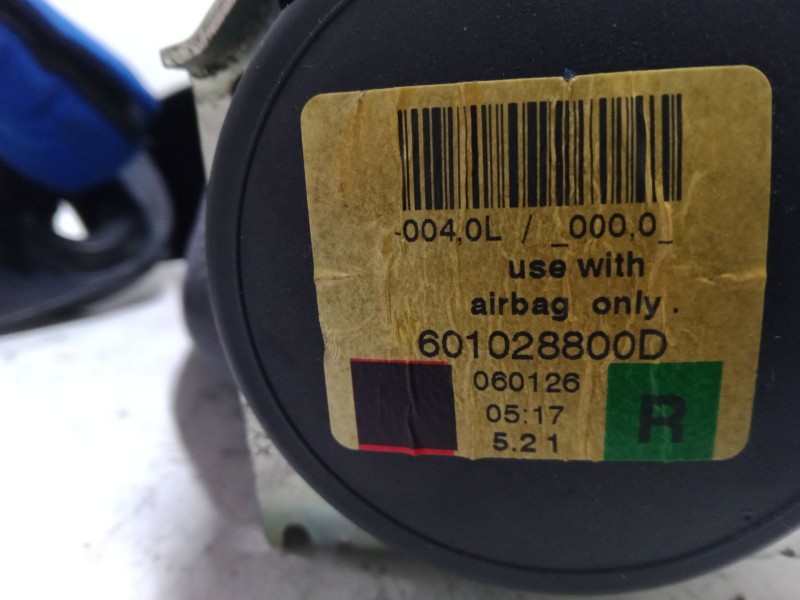 Recambio de cinturon seguridad delantero derecho para mini mini (r50, r53) one d referencia OEM IAM 601028800D  