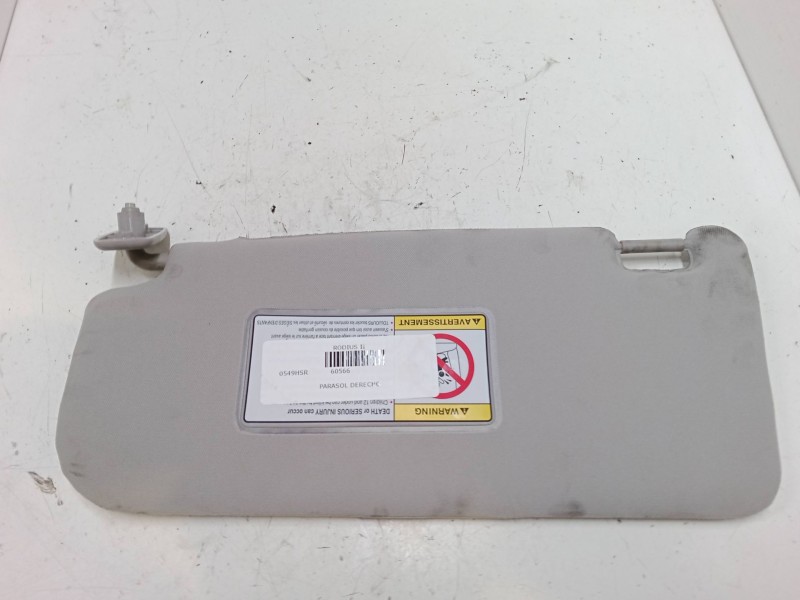 Recambio de parasol derecho para ssangyong rodius ii 2.0 xdi referencia OEM IAM   