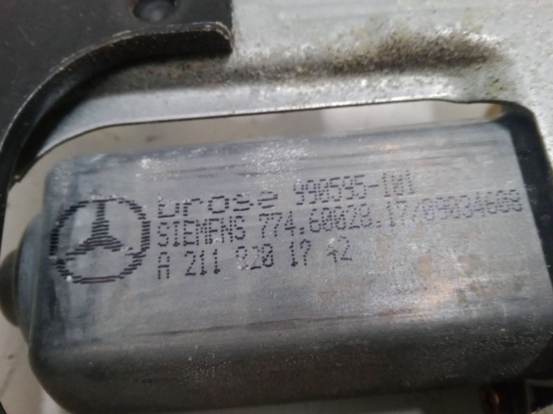 Recambio de elevalunas electrico delantero derecho para mercedes-benz clase c coupé (cl203) c 180 kompressor (203.746) referenci