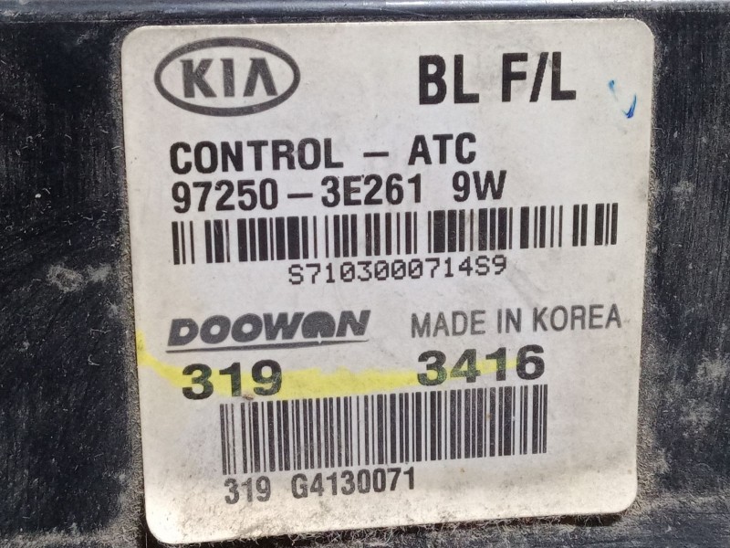 Recambio de mando climatizador para kia sorento i (jc) 2.5 crdi referencia OEM IAM 972503E261  