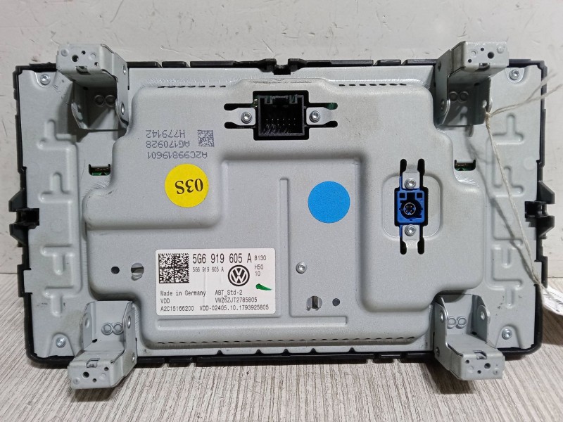 Recambio de pantalla multifuncion para volkswagen polo vi (aw1, bz1, ae1) 1.0 tsi referencia OEM IAM 5G6919605A  