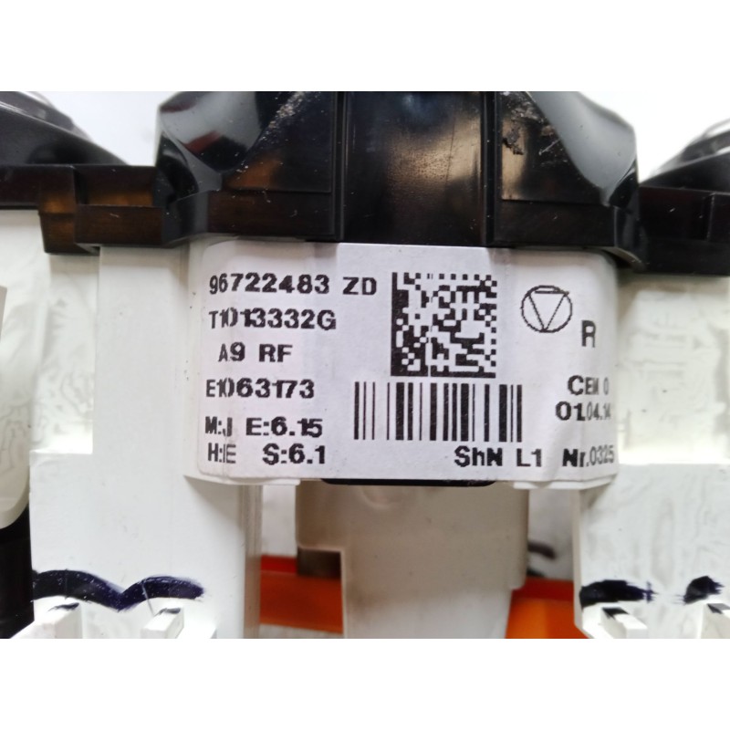 Recambio de mando climatizador para peugeot 208 i (ca_, cc_) 1.4 hdi referencia OEM IAM 96722483ZD   Recambio de mando climatizador para peugeot 208 i (ca_, cc_) 1.4 hdi referencia OEM IAM 96722483ZD