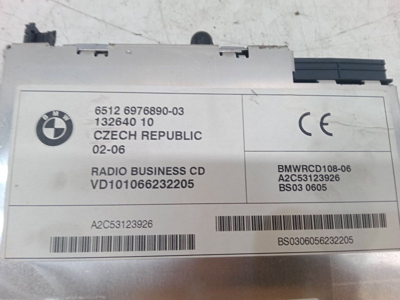 Recambio de radio cd para mini mini (r50, r53) one d referencia OEM IAM 6512697689003  