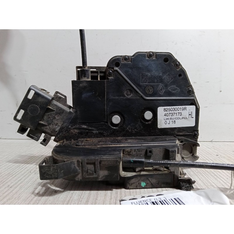 Recambio de cerradura puerta trasera izquierda para renault fluence (l3_) 1.5 dci (l30d, l30l, l306, l33f, l33l, l33m, l33v, l33